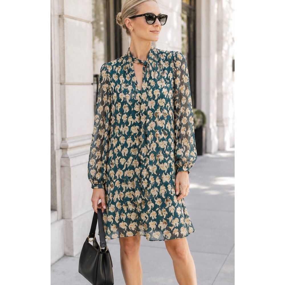 Anthropologie Ottod’ame Femme Tie Neck Dress US 8 Naked Women Made in Italy